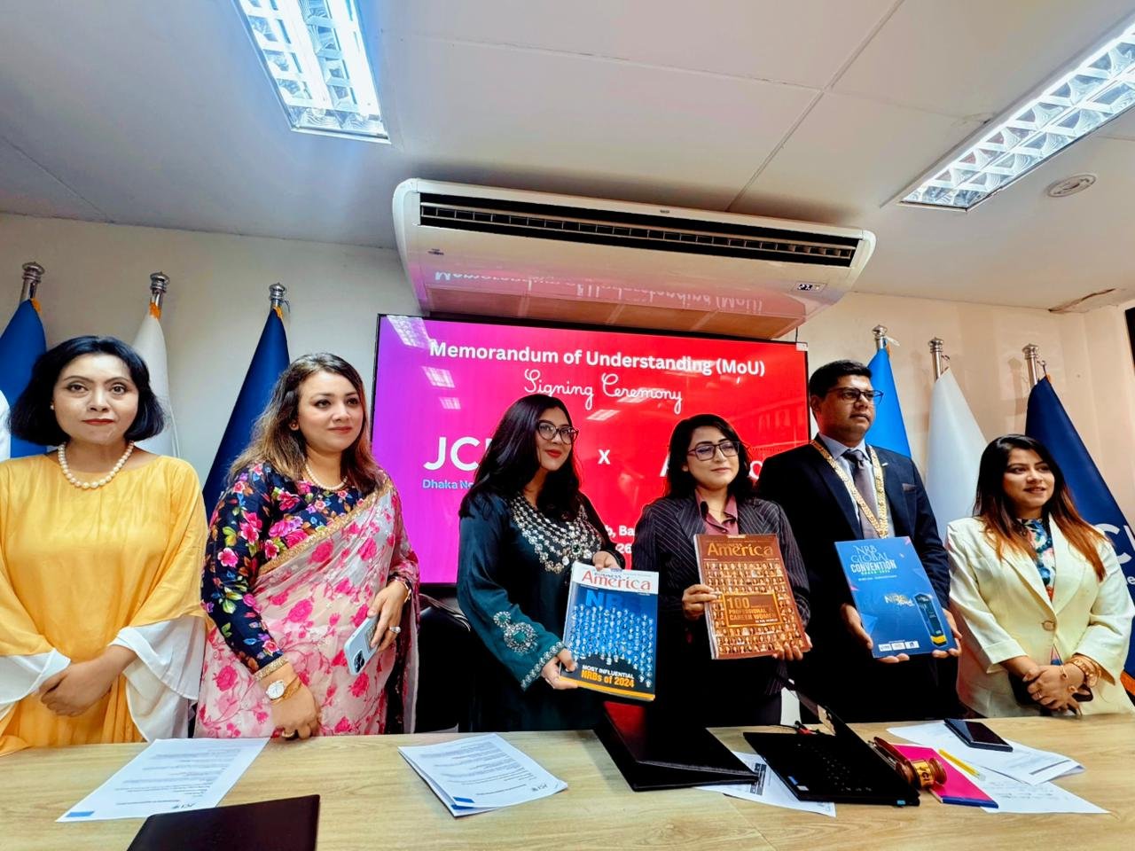 Business America Magazine and JCI Dhaka North Sign Strategic MoU to Advance Global Business Collaboration